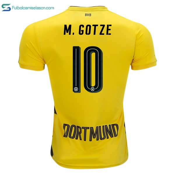 Camiseta Borussia Dortmund 1ª M Gotze 2017/18